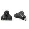 SCHEDA AUDIO WB1002 ADATTATORE SCHEDA AUDIO USB 2.0 3D VIRTUAL SOUND 7.1